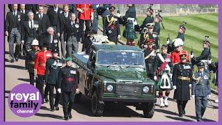 Queen Arrives at Windsor Castle and Funeral Procession Begins