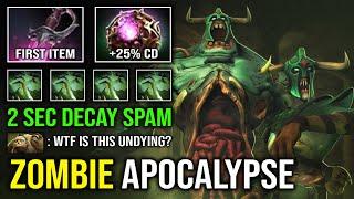 WTF 2 Sec CD Decay Khanda OC Skill Spam 1v5 Zombie Apocalypse Undying Offlane Dota 2