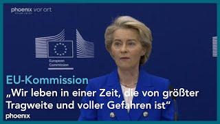 Ursula von der Leyen und Roberta Metsola zu Rüstungsplänen und Ukraine-Unterstützung am 04.03.25