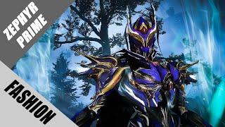 Warframe | Fashion Frame | Zephyr Prime : Midnight Storm