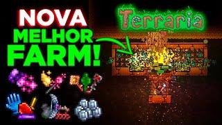 a NOVA MELHOR FARM do TERRARIA! | Almas, dinheiro, chaves, mimics de bioma, discord rod e etc!