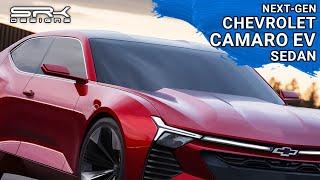 Next-Gen Chevrolet Camaro EV Sedan 4-Door Concept - Rendering | SRK Designs