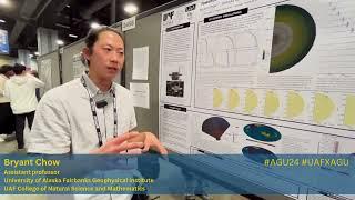 Bryant Chow, seismology, at AGU24.