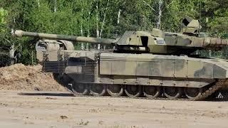 Armata (T-15 & T-14) and Vena SP Gun-Mortar on testing ground