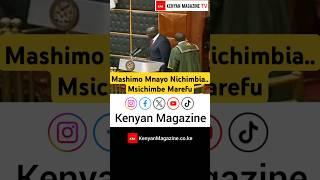 DP Gachagua arriving in Parliament moments before he was Impeached by the same house