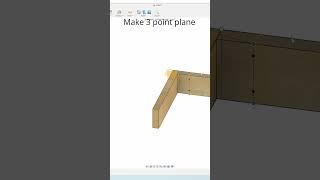 Pocket holes in fusion 360 short #woodworking #diy #3dmodelingsoftware #fusion360