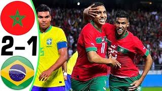 MOROCCO VS BRAZIL 2-1 HIGHLIGHTS-2023 must watch