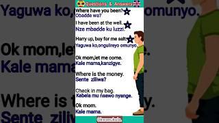 Family Conversation.1 #luganda #english #lessons