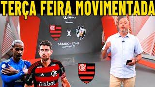 GLOBO ESPORTE FLAMENGO | TERÇA FEIRA MOVIMENTADA NO FLAMENGO! JORGINHO CHEGANDO?