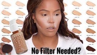 NEW! Colourpop No Filter Foundation Review + Wear Test | MakeupShayla