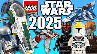 ALL LEGO Star Wars 2025 Set Rumors UPDATE! (Battle Pack CHANGED, Darth Maul MECH, & Plo Koon L!)