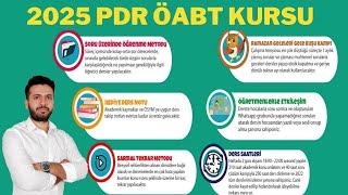 2025 PDR ÖABT KURS İÇERİĞİ HAKKINDA BİLGİLENDİRME