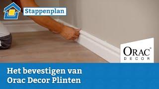 How to: het bevestigen van Orac Decor Plinten