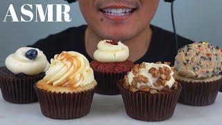 ASMR | Cupcake Party - Cookie Dough & Champagne White Chocolate | Eating Sounds