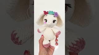 слоник крючком.. #дети #amigurumi #πλέξιμο #амигуруми #crochet #вязаниекрючком #слоны