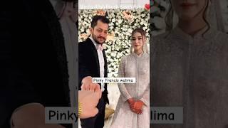 Pinky Francis looking gorgeous on her walima #pinkyfrancis #viral #shorts