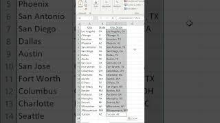 How to Use CONCAT in Excel #shorts