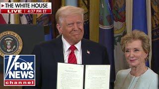 President Trump signs executive order to dismantle the Dept. of Education