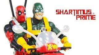 Marvel Legends Deadpool Corps with Vespa Scooter Vehicle Set Hasbro Action Figure Review