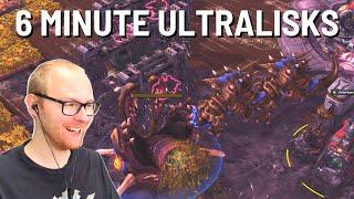 This Ultralisk Rush Is INSANE... (Zerg Cheese to GM #2)