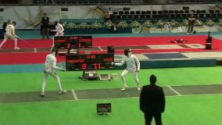 20100403 me chm Baku 16 green ZHAKUPOV Kirill KAZ 11 vs KRUK Tomasz POL 15 sd No