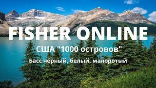 Fisher Online / США "1000 островов" / Басс чёрный, белый, малоротый