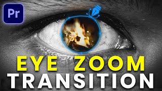 Smooth EYE ZOOM Transition Tutorial in Premiere pro | #tutorial #premierepro