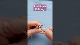 How To Purl Knitting #knitting