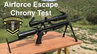 Airforce Escape .25 cal Chrony Test