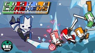 The Great Barbarian War - Castle Crashers with Four Players - Part 1 (Xbox One Remastered Edition)