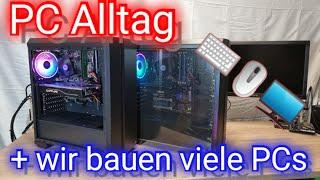 Alltag im Computer-Handelsgewerbe | Bestandaufnahme, Reinigung, Konfiguration & Zusammenbau von PCs