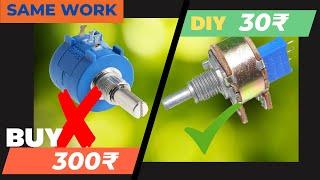 DIY Multi Turn Potentiometer in 30 rupees | Make Low Cost Multi Turn Potentiometer