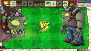 Plants vs Zombies - Gatling Pea and Dr. Zomboss VS Snow Pea vs Dr. Zomboss