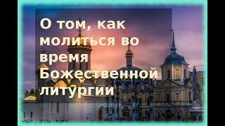 Как молиться мирянину во время литургии. Литургия. Епископ Серафим (Звездинский)