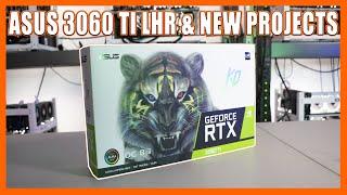 Adding Another Asus RTX 3060 Ti LHR Card & Exciting New Projects in the Mining Bunker!