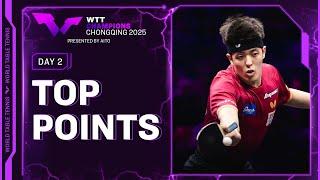 Top Points of Day 2 | #WTTChongqing 2025