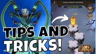 AFK ARENA ARCANE LABYRINTH TUTORIAL! [FURRY HIPPO AFK ARENA]