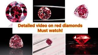 Everything to know about red diamonds | must know facts! | HDB TV