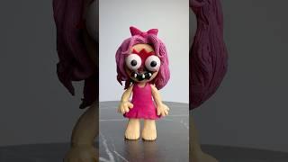 I made Pinki from Spooky Sprunki Incredibox -Horror but Human#sprunki #plasticinerelax #clay