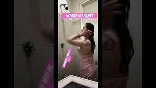 No bra no panty   #bathingroutine #bath#shortsvideo