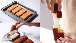 EASY NASHVILLE HOT MOZZARELLA STICK | NO OVEN