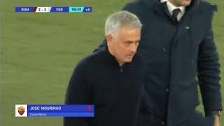 Jose Mourinho RED CARD Vs Hellas Verona 🟥