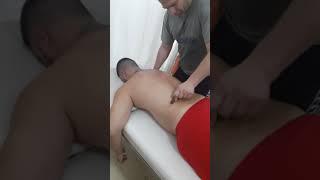 Massage with touls in the back!!