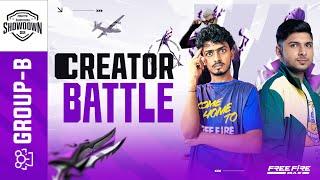 SURVIVAL SHOWDOWN  YOUTUBERS BATTLE DAY 1|| GRP B  #zgamer #nonstopgaming -free fire live