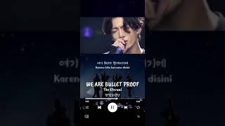 BTS (WE ARE BULLET PROOF) SONG