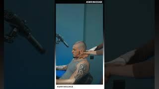 ASMR Neck and Shoulders Massage by Barber Lady Adel Compilation #asmradel #barberadel #massagea