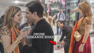 Hrithik Roshan ex Wife Sussanne Khan Caught DRUNK with BF Arslan Goni at Diwali Party