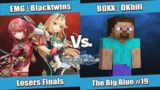 The Big Blue #19 Losers Finals - EMG l Blacktwins (Aegis) vs B0XX l DKBill (Steve)