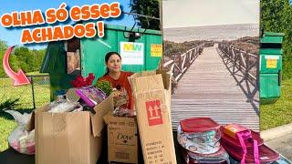 Olha só esses achados do dumpster dos Estados Unidos!