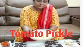 Tomato pickle | Tomato Pachadi | Telugu Pickles|Andhra pickles |@Teluguvariruchulu123